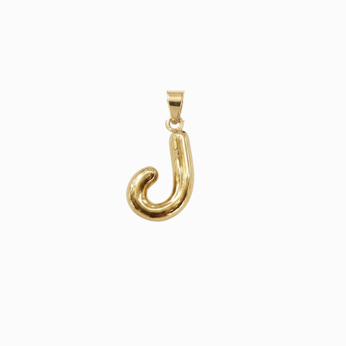 Bubbly Arabic Letter Laam Pendant