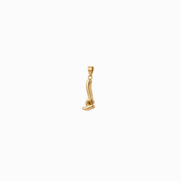 Bubbly Arabic Letter Alif Kasra Pendant