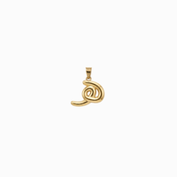 Bubbly Arabic Letter Haa Pendant