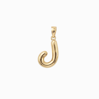 Bubbly Arabic Letter Laam Pendant