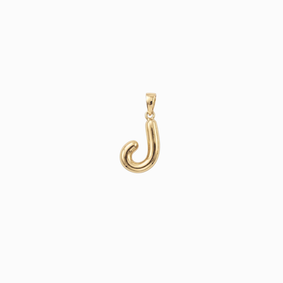 Bubbly Arabic Letter Laam Pendant