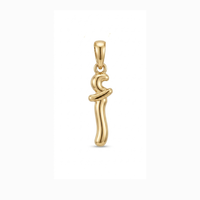 Bubbly Arabic Letter Alif Pendant
