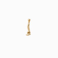 Bubbly Arabic Letter Alif Kasra Pendant