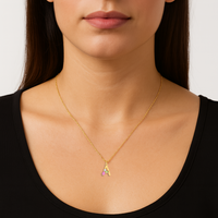 Letter A Pendant