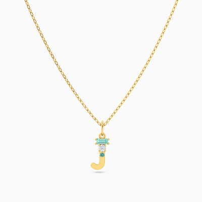 Letter J Pendant