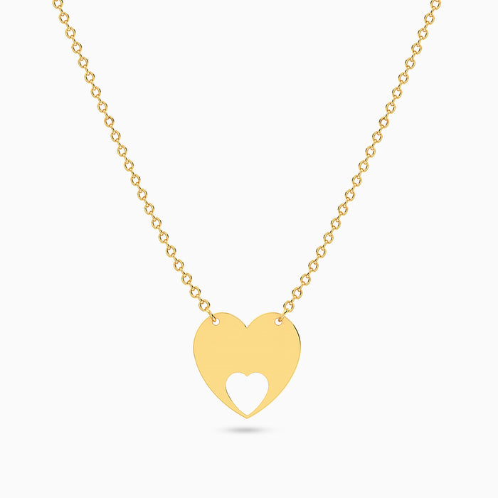 Eternal Heart Engraving neckles