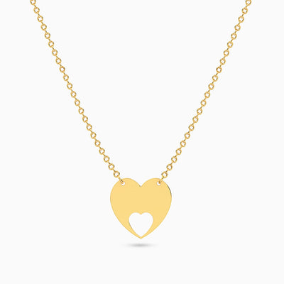 Eternal Heart Engraving neckles