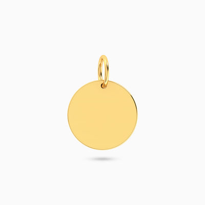 Roundelle Engraving Pendant Large