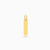 Soft Line Engraving Pendant Small