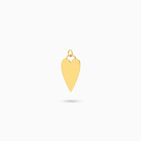 Tied heart Engraving Pendant