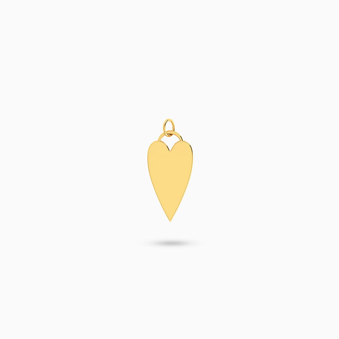 Tied heart Engraving Pendant