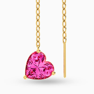 Love Drop Chain Earring