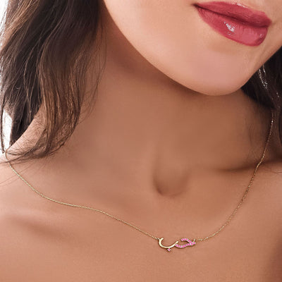 Love Script Necklace