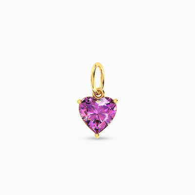 Violet Heart Pendant