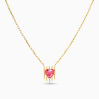 Caged Heart Necklace