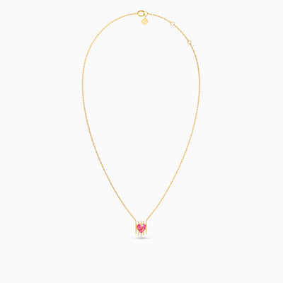 Caged Heart Necklace