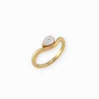 CASCADE FLORA PINKY RING