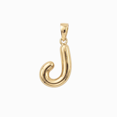 Bubbly Arabic Letter Laam Pendant