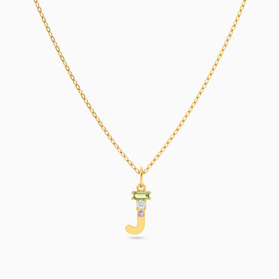 Letter J Pendant