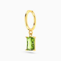 Ridge Hoop Earring
