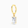Ridge Hoop Earring