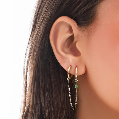 willow double Hoop Earring