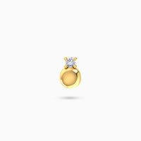 Roundel Stud Earring