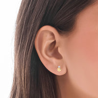 Roundel Stud Earring