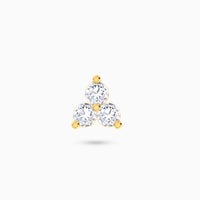 Eclipse Thrice Stud Earring