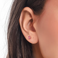 Cascade Plume Stud Earring