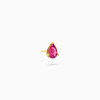 Cascade Plume Stud Earring