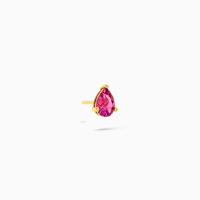 Cascade Plume Stud Earring
