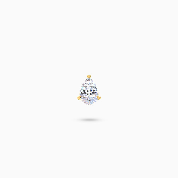 Cascade Plume Stud Earring