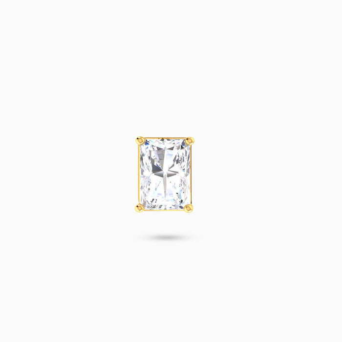 Ridge Stud Earring