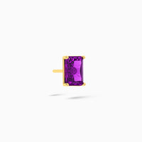 Ridge Line Stud Earring