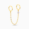 wave chain Earring