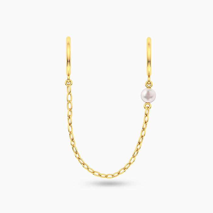 Wave Double Hoop Earring