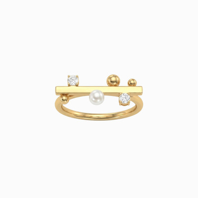 Dot line ring