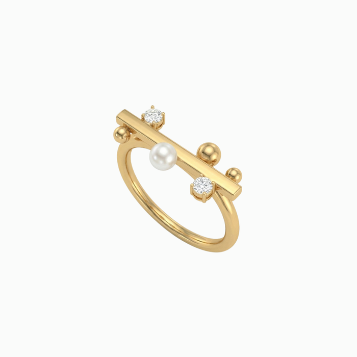 Dot line ring
