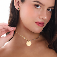 Roundelle Engraving Pendant Large