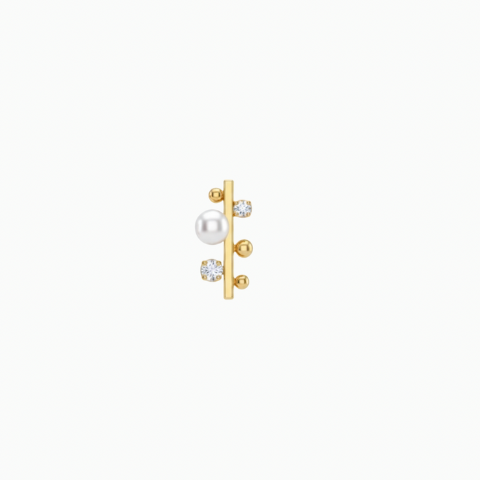 Dot Line Earring