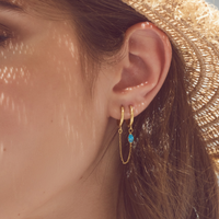 Bloom Double Hoop Earring