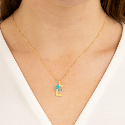 Letter E Pendant